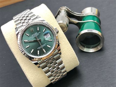 rolex mint green 36mm|Rolex datejust 36 for sale.